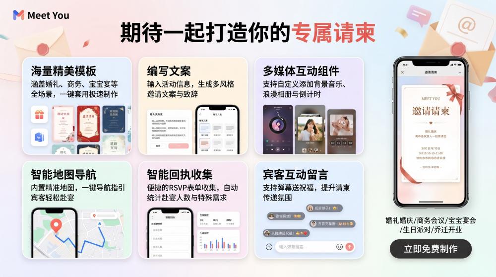 升学宴电子喜帖速成攻略！小白1分钟轻松制作高级邀请函